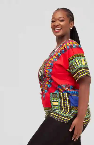 Dashiki Shirt – Red.