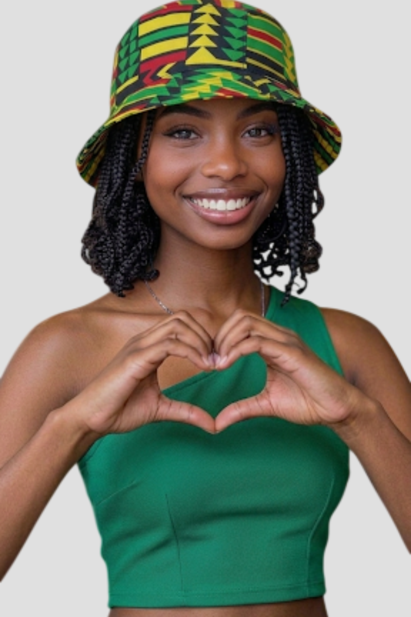 Bucket Hats Green & Yellow